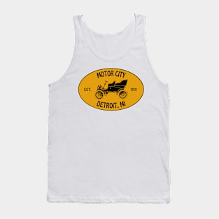 Detroit Vintage Style Tank Top